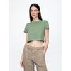 732272-09 Crop tričko Zelená