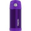 Baby thermos with straw 355 ml purple