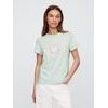 782140-01 Bavlněné tričko Zelená