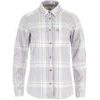 Övik Lite Flannel Shirt W Chalk White-Lavender Mist