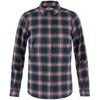 Övik Classic Flannel Shirt W Dark Navy-Ash Rose