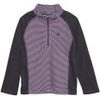 Fleece Pulli - Striped, violet tulle