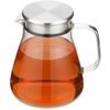 Konvice na čaj, nerez / borosilikátové sklo, 800 ml