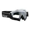 FORCE GRIME downhill white-black, clear glass