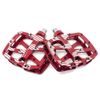 Plus Flat Pedal | Aluminum Body | 22 Pins | Red