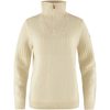 Övik Half Zip Knit W Chalk White