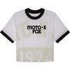 W Circa 74 Ringer Ss Tee White