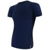 MERINO DF pánské triko kr.rukáv deep blu