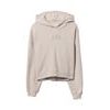 Crop mikina s logem Béžová