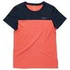 Classic Linear Tee Wmn Ink/Coral