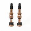 Presta Quickfill Tubeless Valves | Gen2 | 16-24mm Depth | 2 Pieces | Bronze