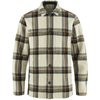 Singi Flannel Overshirt M, Chalk White-Dark Navy
