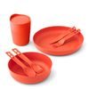 Passage Dinnerware Set - [1P] [7 Piece], Spicy Orange