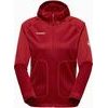 Crag ML Hooded Jacket Women dark mammut red
