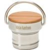 Bamboo Loop Cap w/bale - brushed stainless/natural