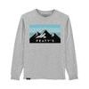 PUBWEAR LS T-SHIRT 3 PEAKS SUNRISE / HEATHER GREY