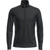 M 200 Oasis LS Half Zip BLACK