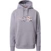 W DREW PEAK PULLOVER HOODIE MINIMAL GREY