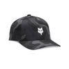 Yth Fox Head Camo 110 Sb Hat, Black Camo