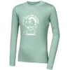 MERINO DF PLANET dětské triko dl.rukáv basil green