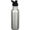 KLEAN KANTEEN Classic w/Sport Cap - brushed stainless 800 ml
