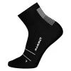 Trail Running Targeted Cushion Quarter Socks black-white