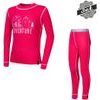 DOUBLE FACE SET ADVENTURE dětský triko dl.rukáv + spodky magenta