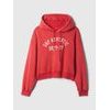 Crop mikina Gap Athletic Červená