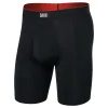 MULTI-SPORT MESH LONG BOXER BRIEF FLY black