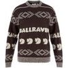 Fjällräven Jacquard Knit W Black Oak-Light Beige