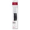 Swiss Classic, tomato & table knife, 2pcs, 11cm, wavy, black, box