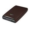 Credit Card Case RAZOR Fan - leather Needle Dark Tobacco
