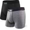 SAXX VIBE SUPER SOFT BOXER BRIEF 2PK black/grey