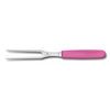 Swiss Classic, carving fork, 15cm, pink, blister