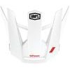 AIRCRAFT 2 Replacement Visor w/Snap - Red/White