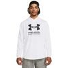 UNDER ARMOUR Rival Terry Graphic Hood, White / Black