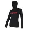 SENSOR MERINO UPPER MOUNTAINS women's hoodie kangaroo black