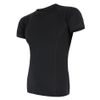 SENSOR MERINO AIR men's shirt black