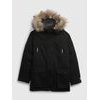 GAP 428497-01 Dětská zimní bunda parka Černá