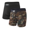 SAXX VIBE BOXER BRIEF 2PK black/wood camo