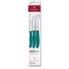 Swiss Classic, paring knife set, 3pcs, straight/wavy, green, box