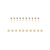 Tektro Hose Fitting Kit Gold 10-Pack