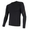 SENSOR MERINO AIR men's long sleeve shirt black