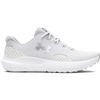 W Charged Surge 4, White / Distant Gray / Metallic Silver