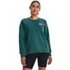 UNDER ARMOUR Rival Fleece Oversize Crew, green