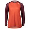 POC W's MTB Pure LS Jersey, Propylene Red/Agate Red