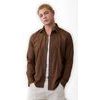 887952-05 Košile z lněné směsi Standard Fit Hnědá