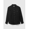 876065-04 Mušelínová košile oversize Černá