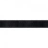 Šitá smyce plochá 18 mm black 60 cm
