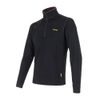 SENSOR MERINO UPPER men's sweatshirt short zip black